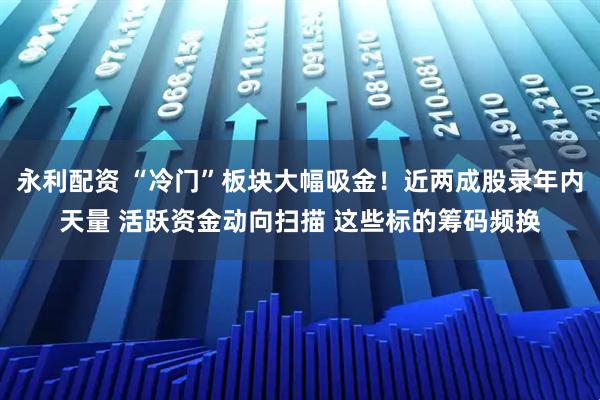 永利配资 “冷门”板块大幅吸金！近两成股录年内天量 活跃资金动向扫描 这些标的筹码频换